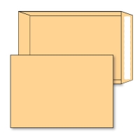 Q-Connect 250 Envelopes, C4 size, self seal manilla, 80g (1385/1R33)  500330