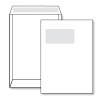 500 Envelopes, C5 size, window, self seal white, 90g (12084/1D61)