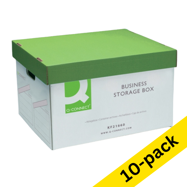 A4 archive box 335 x 250 x 400mm | Q-Connect KF21660 | 10-pack 235088 - 1