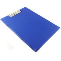 A4 clipboard with cover (blue PVC) | Q-Connect KF01301 235024 - 1