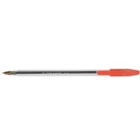 Ballpoint pen | with cap | red | Q-Connect | 50-pack 235034 - 1