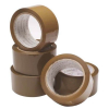 Q-Connect Buff packing tape, 50mm x 66m (6-pack)