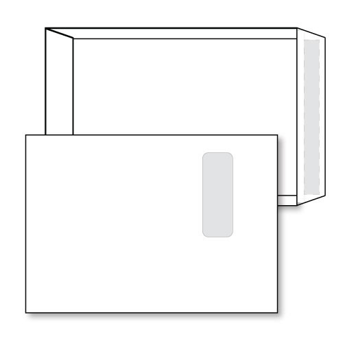 C4 envelope 229 x 324mm | white self-adhesive | Q-Connect | 250-pack 500350 - 1