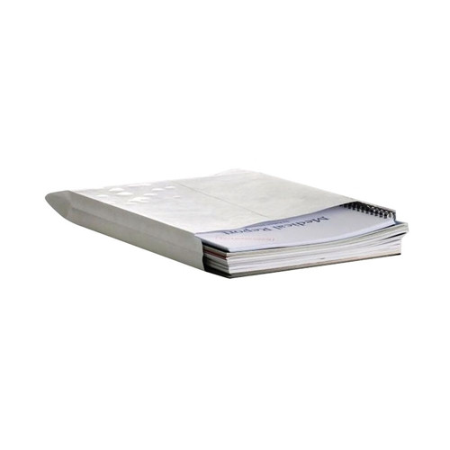 C4 gusset envelope 229 x 324mm | white peel and seal | Q-Connect | 125-pack 423382 - 1