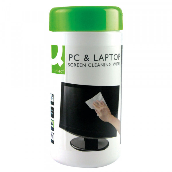 Cleaning wipes | screen & keyboard | Q-Connect KF04501 | 100-pack 235100 - 1