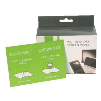 Cleaning  wipes | wet and dry | Q-Connect KF32148 | 20-pack 238052