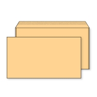 DL envelope 110 x 220mm | manilla gummed | Q-Connect KF3414 | 1,000-pack 500300