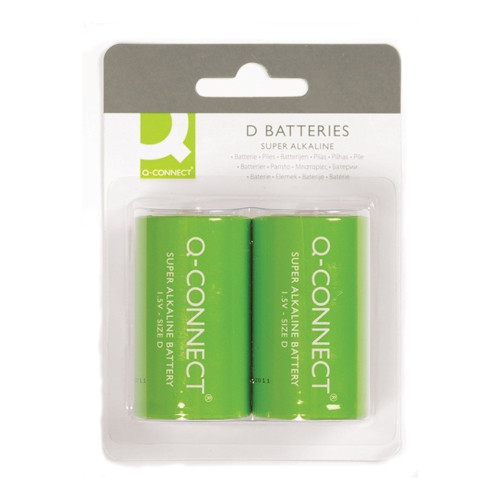 Q-Connect D LR20 batteries (2-pack)  500095 - 1