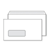 Envelope 110 x 220mm (DL window @ left) | PEEL & SEAL | Q-Connect KF3481 | 1,000-pack