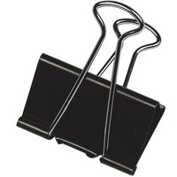 Foldback clip 32mm | black | Q-Connect | 10-pack 235013 - 1