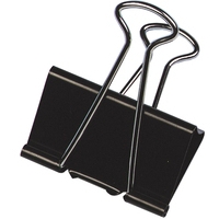 Foldback clip 32mm | black | Q-Connect | 10-pack 235013