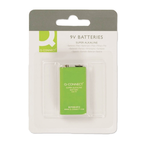 Q-Connect KF00492 9V E-block 6LR61 battery (1-pack)  500100 - 1