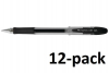 Q-Connect KF00678 black quick-dry gel pen (12-pack)