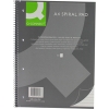 Q-Connect KF01072 A4 executive spiral pad, 80 sheets (5-pack)