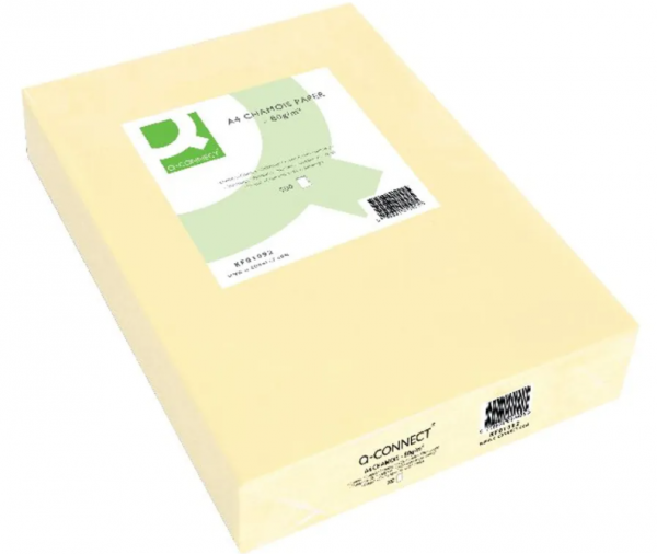 Q-Connect KF01092 cream copier A4 paper, 80g (500 sheets) KF01092 235196 - 1