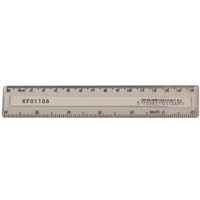 Q-Connect KF01106 15cm transparent ruler KF01106 235048 - 1