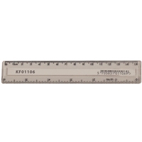 Q-Connect KF01106 15cm transparent ruler KF01106 235048