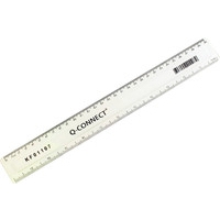 Q-Connect KF01107 30cm transparent ruler KF01107 235049