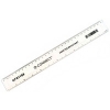 Q-Connect KF01108 30cm shatterproof transparent ruler