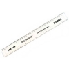 Q-Connect KF01108 30cm shatterproof transparent ruler