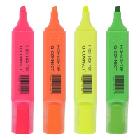 Q-Connect KF01116 assorted highlighter (4-pack) KF01116 235055