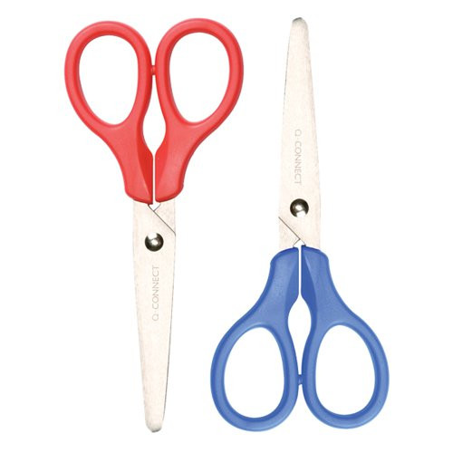Q-Connect KF01229, 130mm, blue or red scissors KF01229 235067 - 1