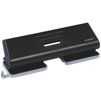 Q-Connect KF01238 black medium duty 4-hole puncher (16-sheets) KF01238 235138