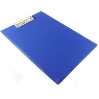 Q-Connect KF01301 blue PVC clipboard with cover KF01301 235024 - 1