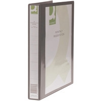 Q-Connect KF01328 black A4 presentation binder with 4 D-ring (1-pack) KF01328 235118 - 1