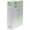 Q-Connect KF01329Q white A4 presentation binder with 4 D-rings