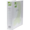 Q-Connect KF01329Q white A4 presentation binder with 4 D-rings