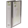 Q-Connect KF01332 black A4 presentation binder with 4 D-rings