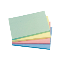 Q-Connect KF01349 Quick Notes pastel, 100 sheets, 76mm x 127mm (12-pack) KF01349 238180