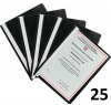 Q-Connect KF01453 black project folder (25-pack)  500506