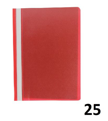 Q-Connect KF01453 red project folder (25-pack)  500508 - 1