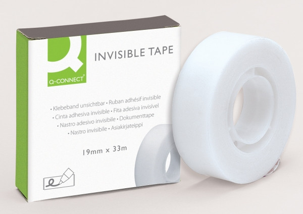 Q-Connect KF02164 invisible tape 19mm x 33m KF02164 235072 - 1