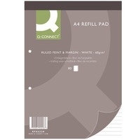 Q-Connect KF02228 A4 refill pad, 80 sheets (10-pack)  246092