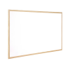 Q-Connect KF03569 whiteboard with a wooden frame, 400mm x 300mm