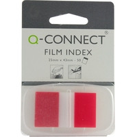 Q-Connect KF03633 1-inch red page markers (50 tabs) KF03633 235093 - 1