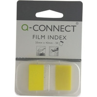 Q-Connect KF03634 1-inch yellow page markers (50 tabs) KF03634 235094 - 1