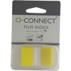 Q-Connect KF03634 1-inch yellow page markers (50 tabs)