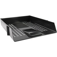 Q-Connect KF10050 black letter tray KF10050 235037 - 1