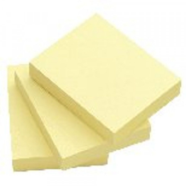 Q-Connect KF10501 Quick Notes yellow, 100 sheets, 51mm x 76mm KF10501 238190 - 1