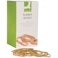Q-Connect KF10537 elastic bands 76mm x 3.2mm (500g pack) KF10537 235109 - 1