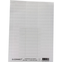 Q-Connect KF21003 white suspension file inserts (50-pack)  246111 - 1
