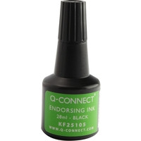 Q-Connect KF25105 black stamp ink 235127 - 1