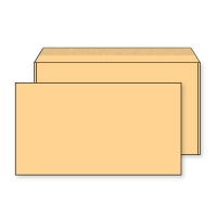 Q-Connect KF3414 envelopes, DL size, gummed, manilla, 70g (1,000-pack)  500300