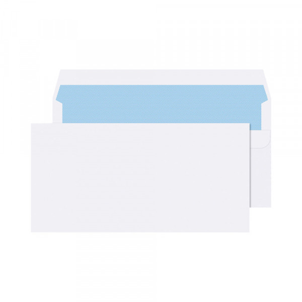 Q-Connect KF3480 white envelope, DL size, self seal, 90g, (1,000-pack)  500380 - 1