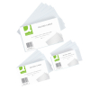 Q-Connect KF35206 ruled white record card, 203mm x127mm (100-pack)