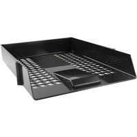 Letter tray (A4+) | Q-Connect KF10050 black 235037 - 1